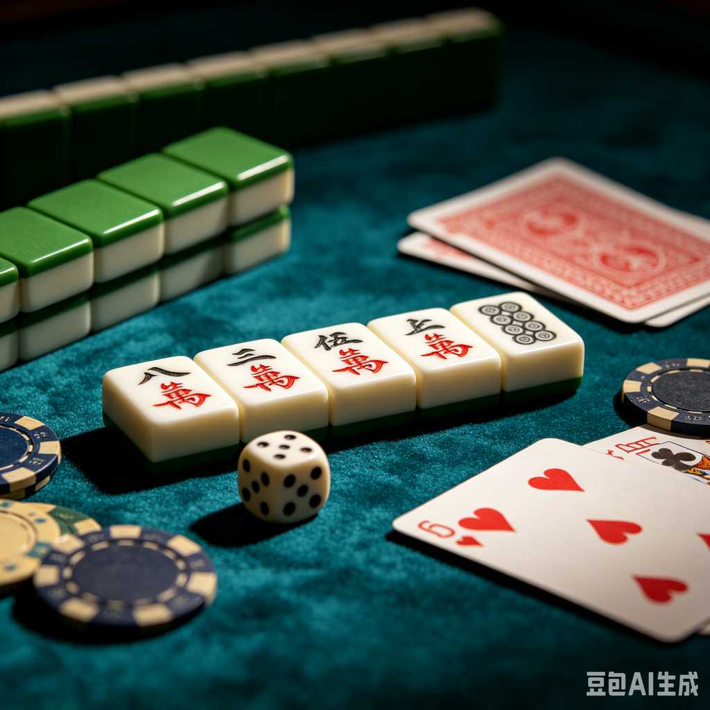 decorative mahjong tiles set